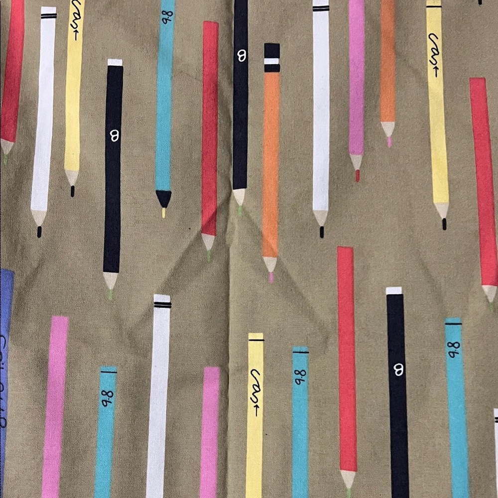 Anthropologie Multicolor Pencil Print Skirt - Picture 2 of 2